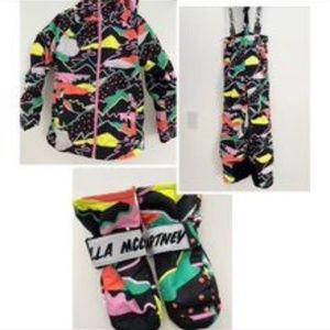 Stella McCartney ski outfit & mittens